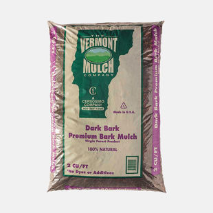Vermont Mulch Dark Bark 2 c/ft