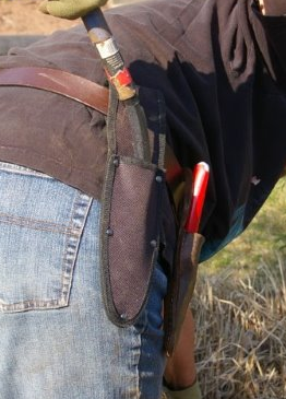 Holster for Garden Sickle, Belt Attachment