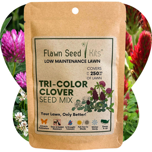 Flowering Lawn Tri-Color Clover Seed 250sqft