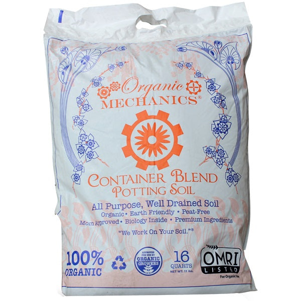 organic container potting mix Organic Mechanics All Purpose Container Blend Potting Soil, 2 cu ft