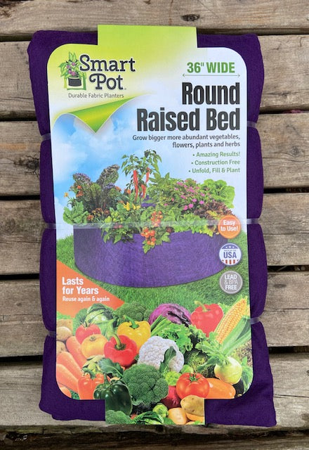 Smart Pot JR 36 inch Raised Bed Purple 5.9 c/ft