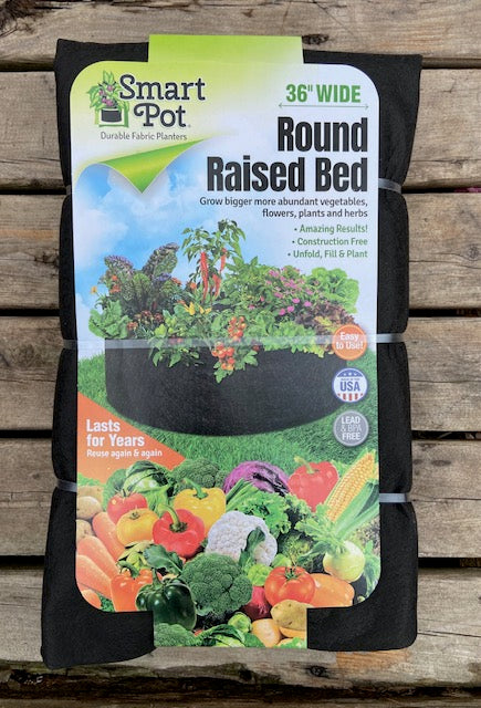 Smart Pot 36 inch JR Raised Bed Black 5.9 c/ft