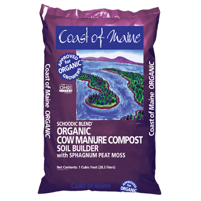 Coast of Maine Cow Manure Compost 1 c/ft