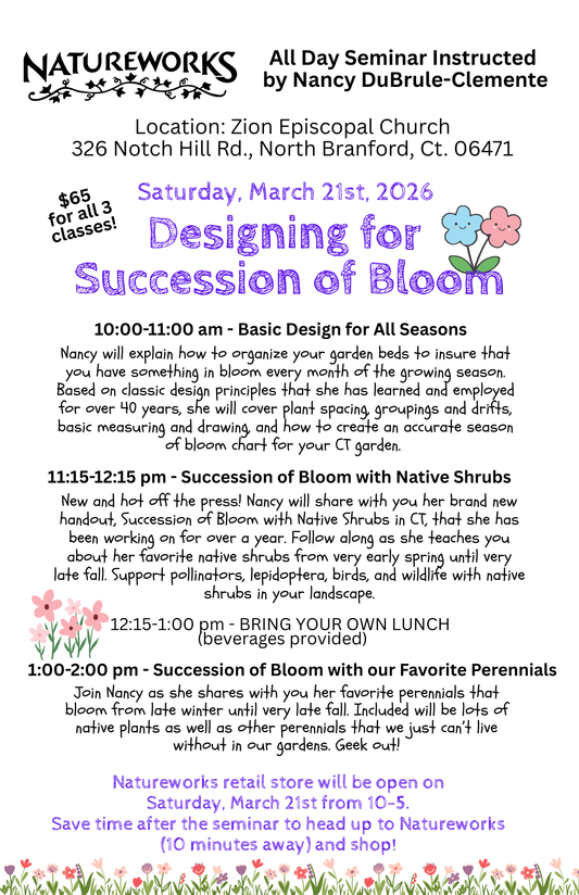Designing for Succession of Bloom - 3 Classes with Nancy