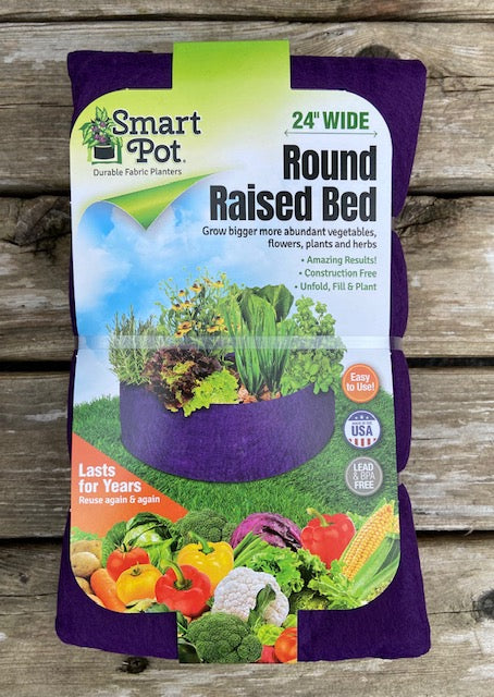 Smart Pot 24 inch Mini Raised Bed Purple 2.1 c/ft