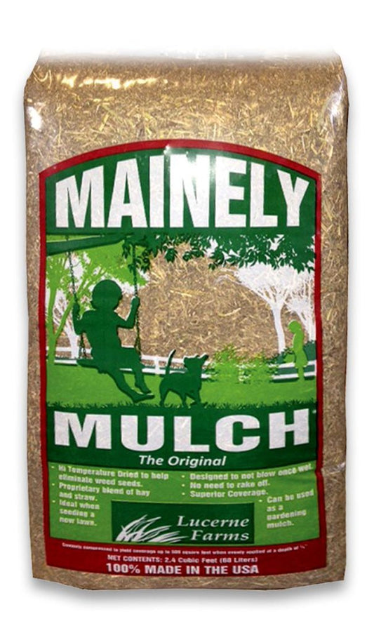 Mainely Mulch Shredded Straw Mulch 2.2cu/ft