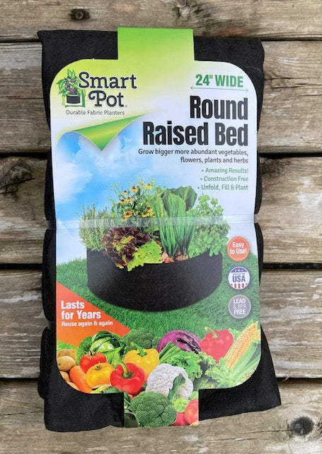 Smart Pot 24 inch Mini Raised Bed Black 2.1 c/ft